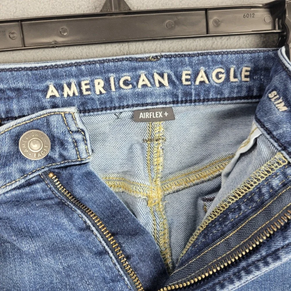 American Eagle Outfitters‎ Jeans Mens 32x32 Blue Denim Cotton Stretch Slim Fit